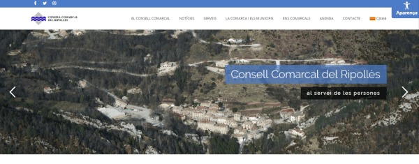 Javajan. Nueva página web para el Consell Comarcal del Ripollès