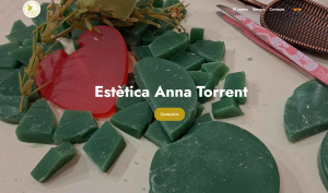 Página de inicio de la web Estética Anna Torrent